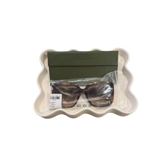 Longchamp Women\'s Sunglasses Havana Plastic Oversized Full Rim Frame LO713S 230 main image 5